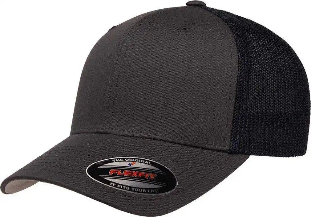 Flexfit 6511 Trucker Cap Charcoal Navy Dark Gray / 6 7/8’’ 7 1/2’’
