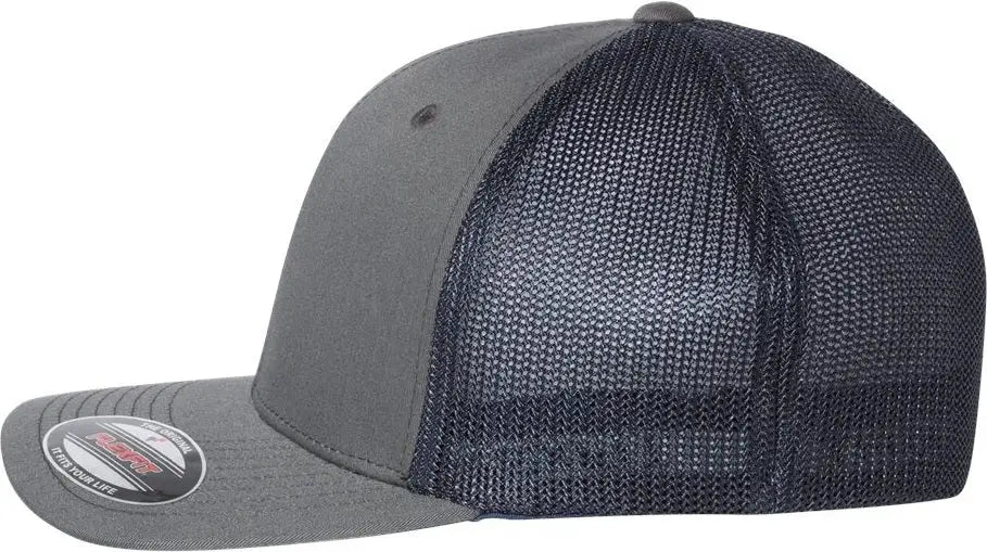 Flexfit 6511 Trucker Cap - Charcoal Navy
