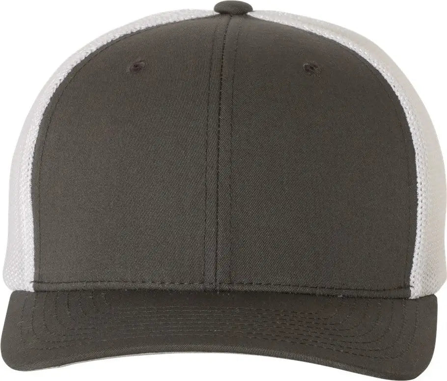 Flexfit 6511 Trucker Cap - Charcoal White - Dark Gray / one Size Fits Most