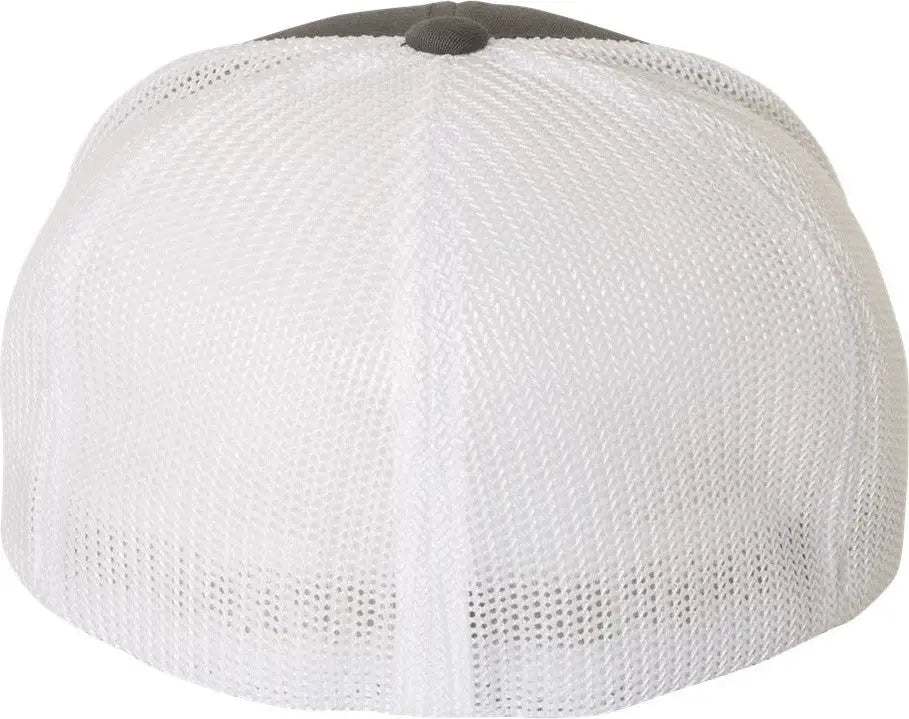 Flexfit 6511 Trucker Cap - Charcoal White - Dark Gray / one Size Fits Most