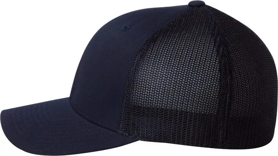 Flexfit 6511 Trucker Cap - Dark Navy - one Size Fits Most
