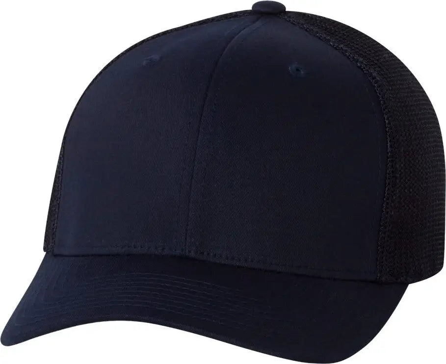Flexfit 6511 Trucker Cap - Dark Navy - one Size Fits Most