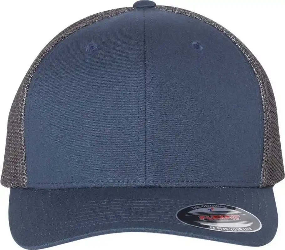 Flexfit 6511 Trucker Cap - Navy Graphite - Dark Gray / 6 7/8’’ - 7 1/2’’