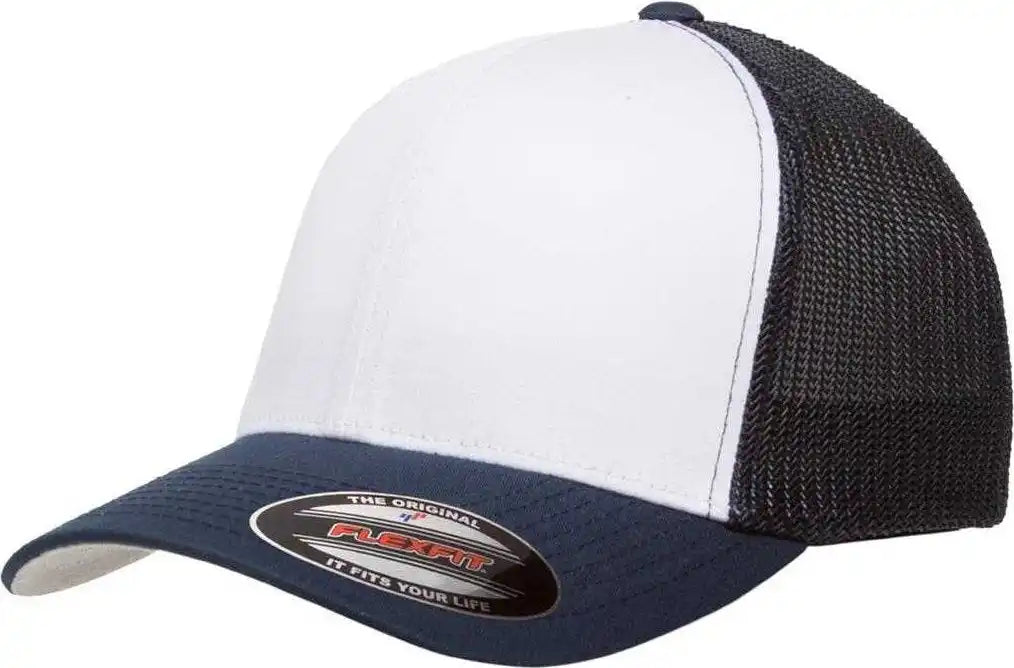 Flexfit 6511 Trucker Cap Navy White / 6 7/8’’ 7 1/2’’