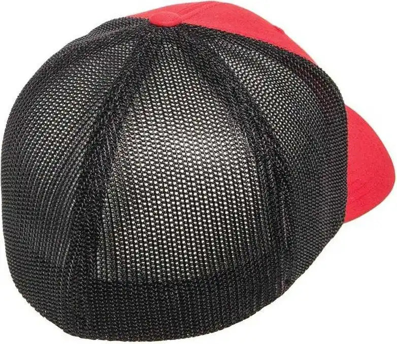 Flexfit 6511 Trucker Cap Red Black / 6 7/8’’ 7 1/2’’