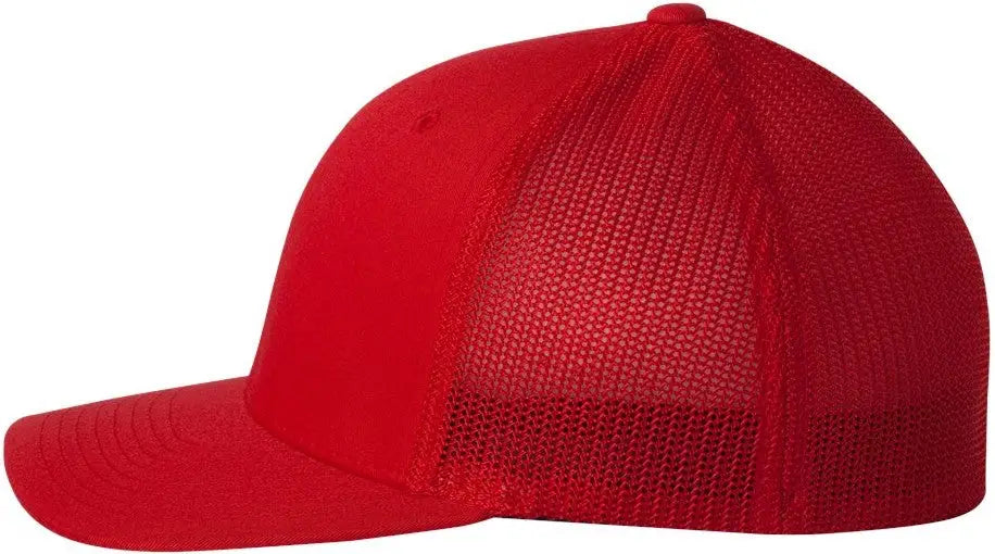 Flexfit 6511 Trucker Cap - Red - one Size Fits Most