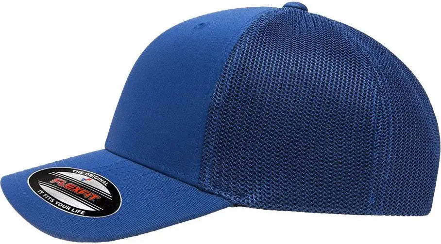 Flexfit 6511 Trucker Cap - Royal Blue - one Size Fits Most