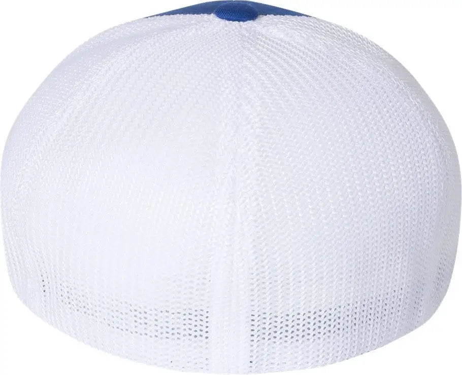Flexfit 6511 Trucker Cap - Royal White - one Size Fits Most