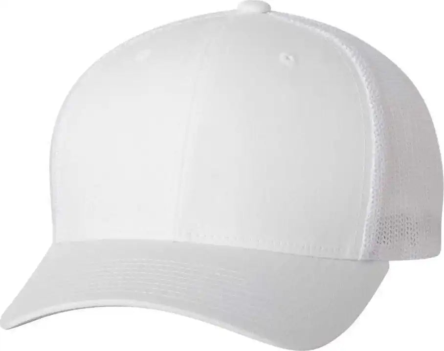 Flexfit 6511 Trucker Cap White / 6 7/8’’ 7 1/2’’