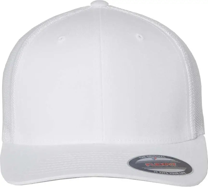 Flexfit 6511 Trucker Cap - White - one Size Fits Most