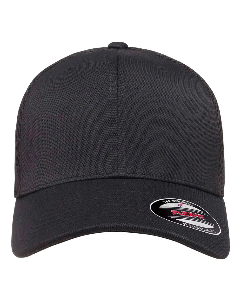 Flexfit 6533 Ultrafiber Mesh Cap - Black