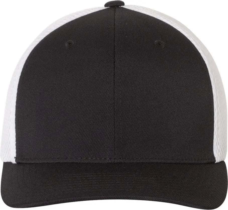 Flexfit 6533 Ultrafiber Mesh Cap - Black White