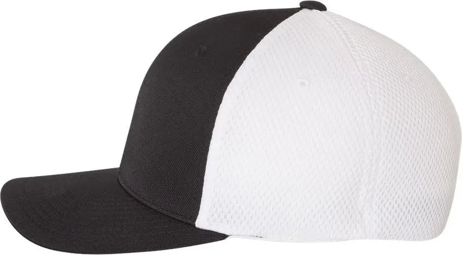 Flexfit 6533 Ultrafiber Mesh Cap - Black White
