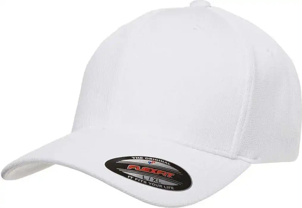 Flexfit 6597 Cool &amp; Dry Sport Cap White / 6 3/4’’ 7 1/4’’