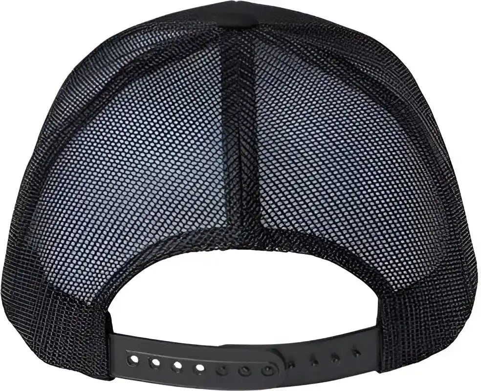 Flexfit 6606r Sustainable Retro Trucker Cap - Black - one Size Fits Most