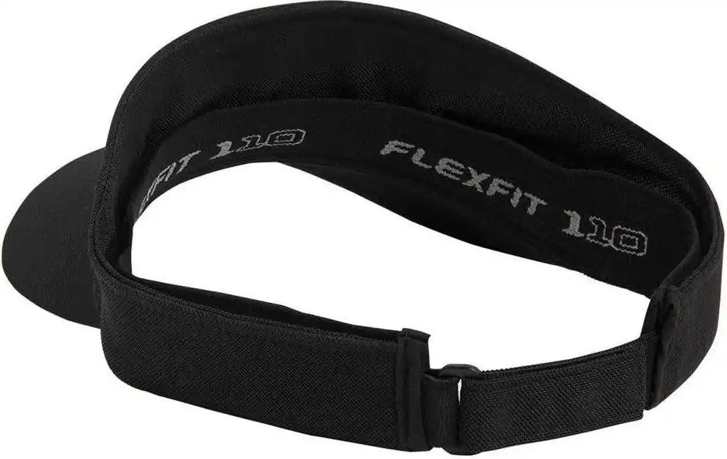 Flexfit 8110 110 Comfort Fit Visor Black / 6 7/8’’ 7 1/2’’