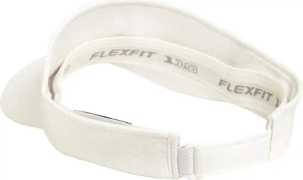 Flexfit 8110 110 Comfort Fit Visor White / 6 7/8’’ 7 1/2’’
