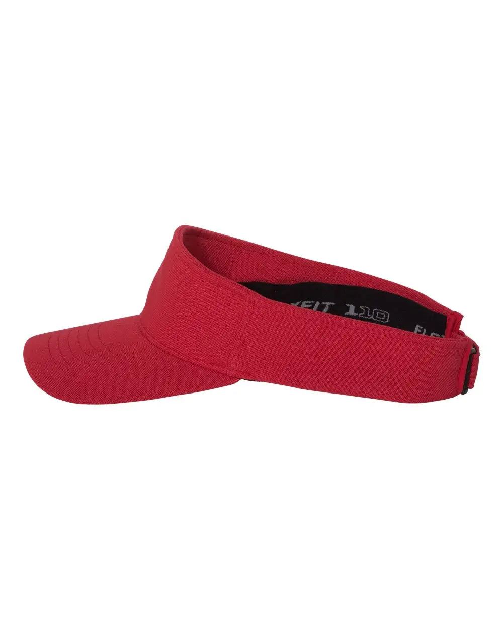 Flexfit 8110 110® Visor - Red - one Size Fits Most