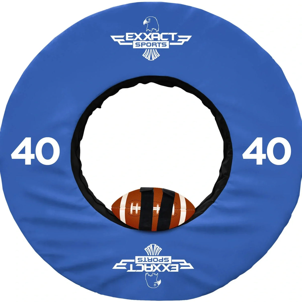Football Tackle Wheel Dummies with Straps - 40 Inches - Royal Blue