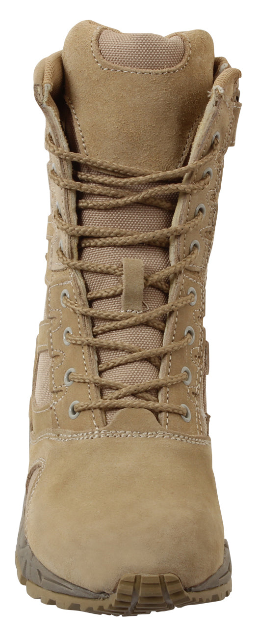 Forced Entry Deployment Boots with Side Zipper - 8 Inch