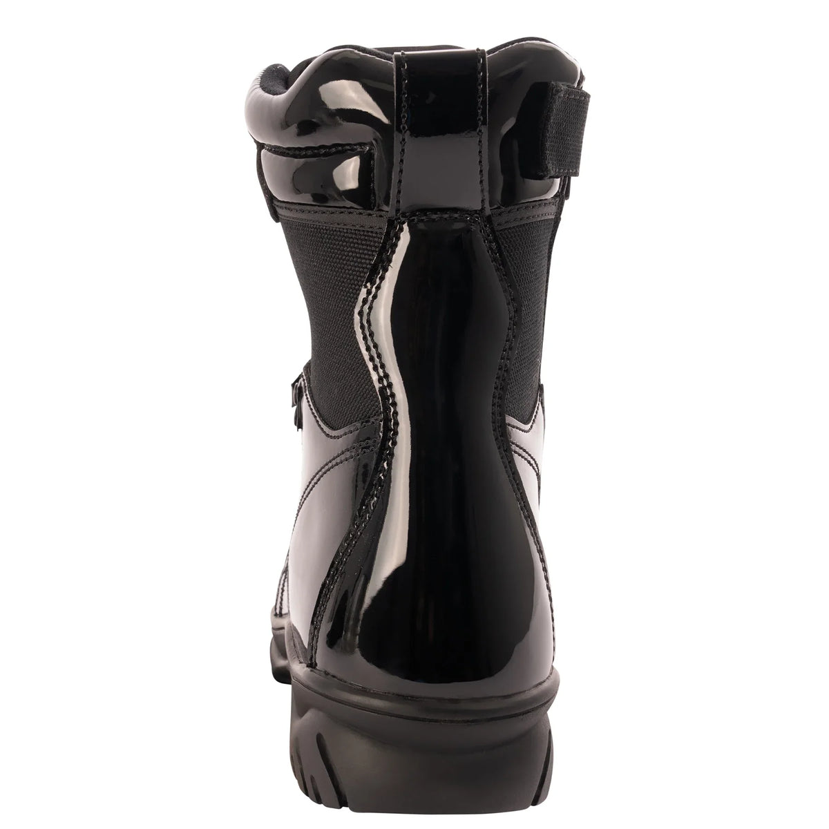 Forced Entry High-gloss Tactical Boot with Side Zipper - 8 Inch