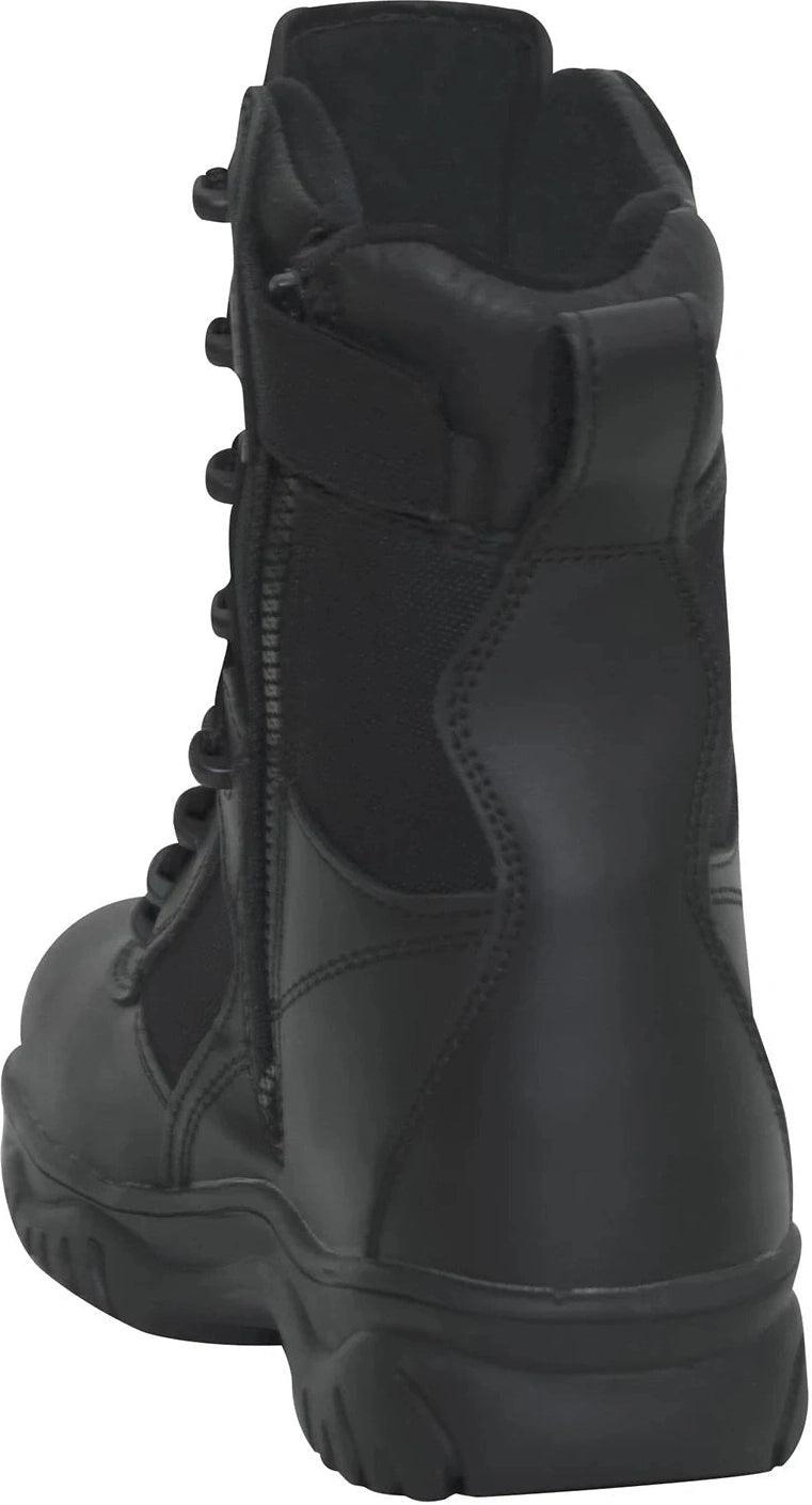 Forced Entry Tactical Boot with Side Zipper & Composite Toe - 8 Inch