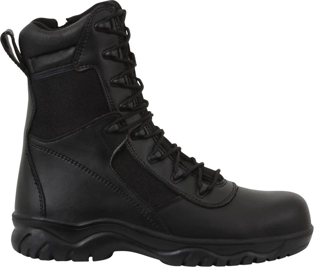 Forced Entry Tactical Boot with Side Zipper & Composite Toe - 8 Inch