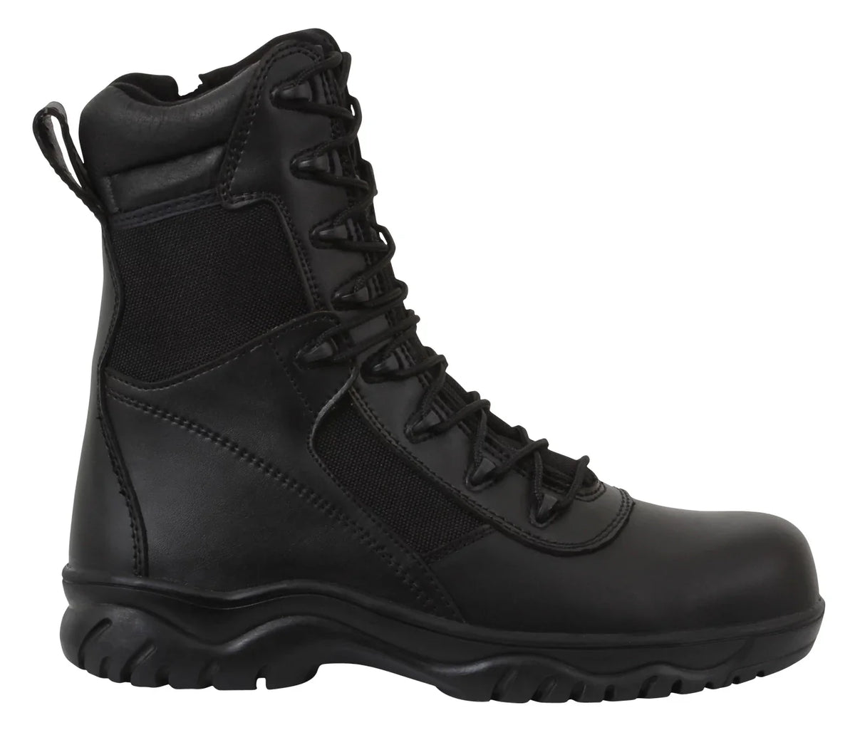 Forced Entry Tactical Boot with Side Zipper & Composite Toe - 8 Inch