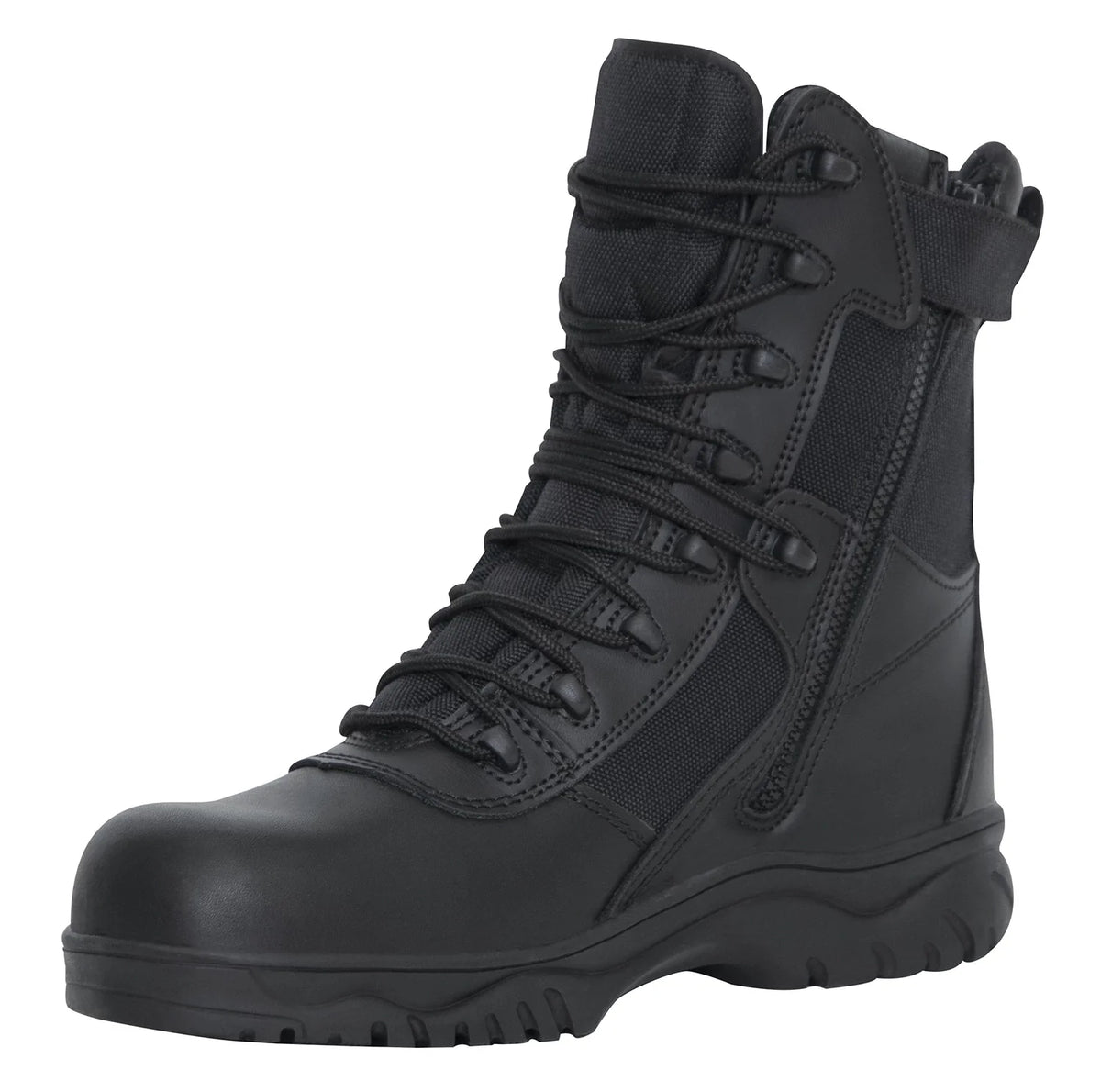 Forced Entry Tactical Boot with Side Zipper & Composite Toe - 8 Inch