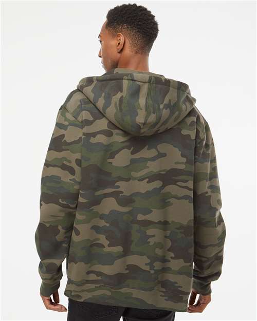 Forest Camo Heavyweight Full-Zip Hooded Sweatshirt - IND4000Z