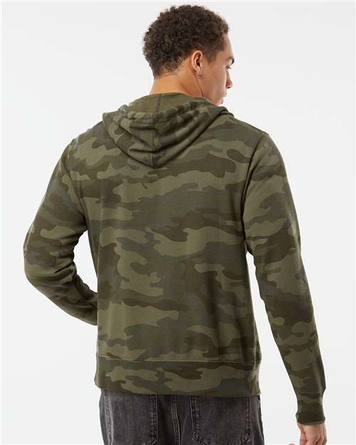 Forest Camo Lightweight Full-Zip Hooded Sweatshirt - AFX90UNZ