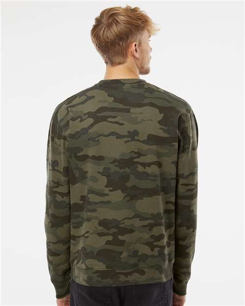 Forest Camo Midweight Crewneck Sweatshirt - SS3000