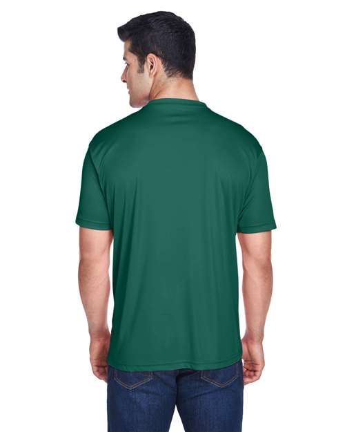 Forest Green Men&#39;s Cool &amp; Dry Sport Performance Interlock T-Shirt - 8420