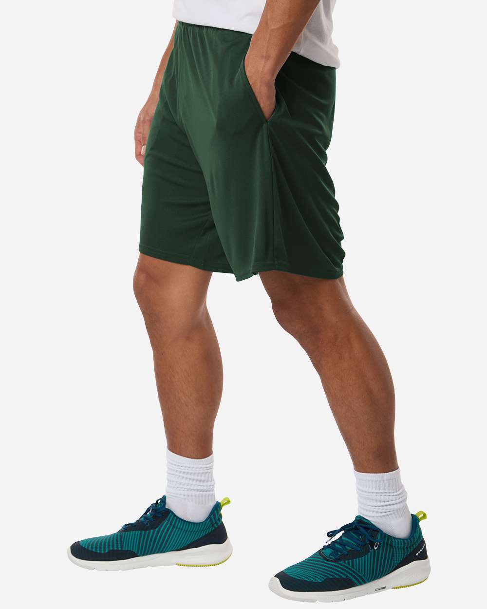 Forest Green Men's Pro-Lock Performance 7" Shorts with Pockets - 48SH0