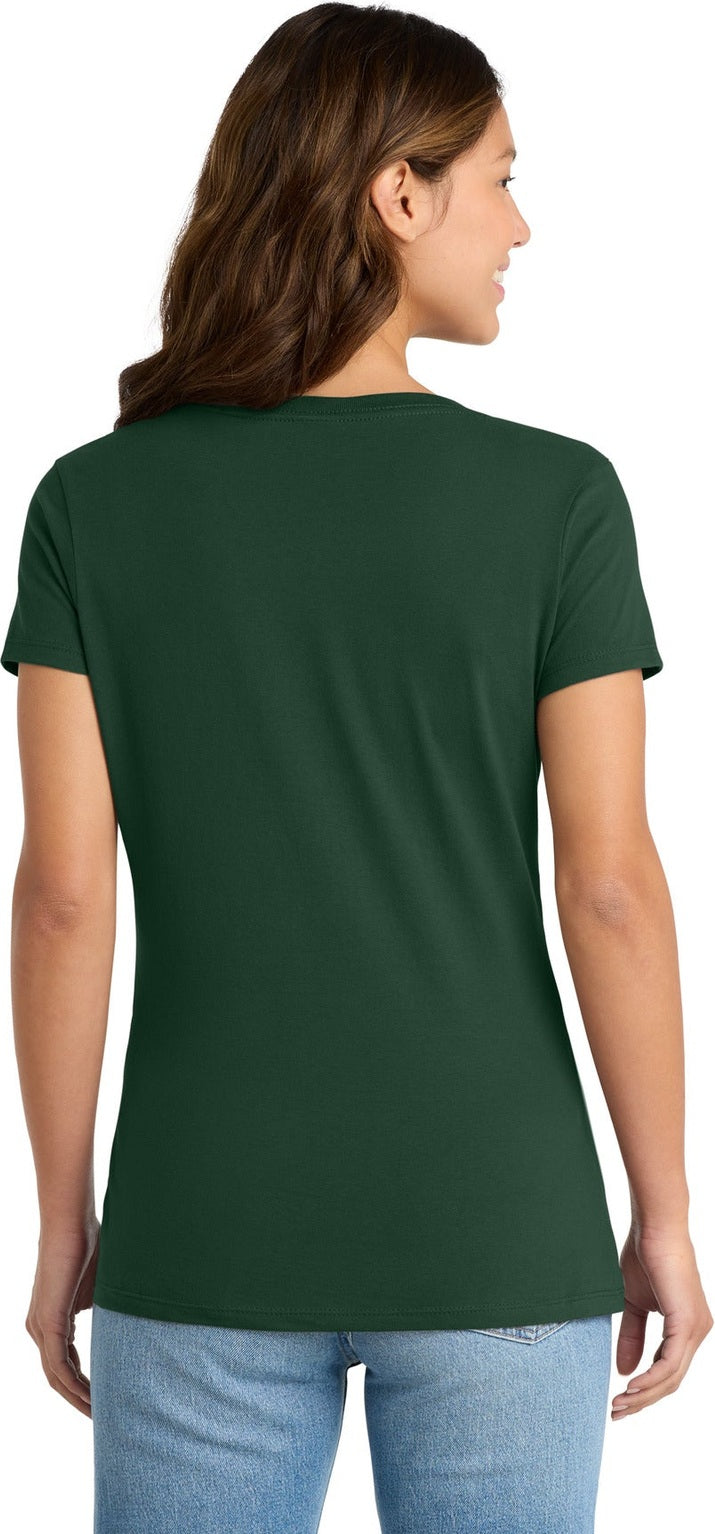 Forest Green Port & Co Women's Fan Favorite V-Neck Tee. LPC450V