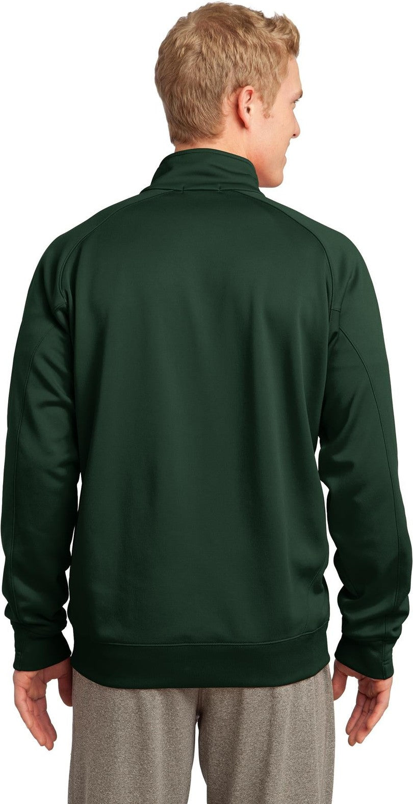 Forest Green Sport-Tek Tech Fleece 1/4-Zip Pullover. F247