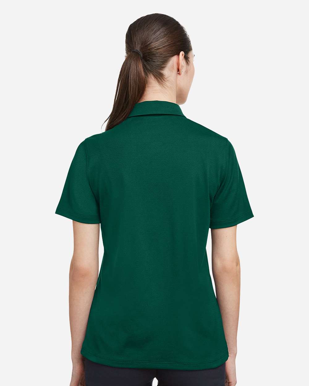 Forest Green/ White Women's Tech™ Polo - 1370431 plain
