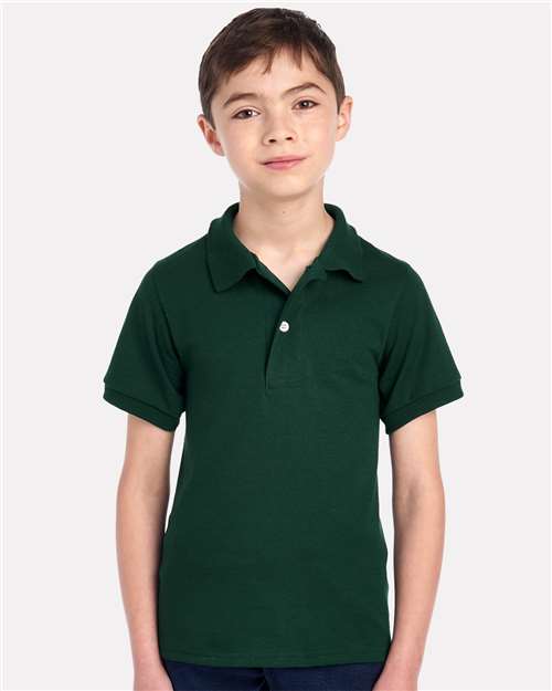Forest Green Youth Dri-Power® Polo - 437K