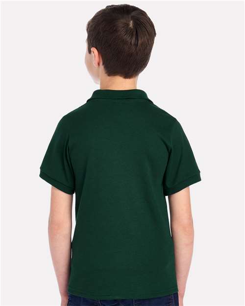 Forest Green Youth Dri-Power® Polo - 437K
