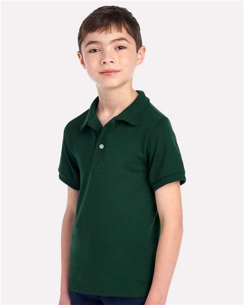Forest Green Youth Dri-Power® Polo - 437K