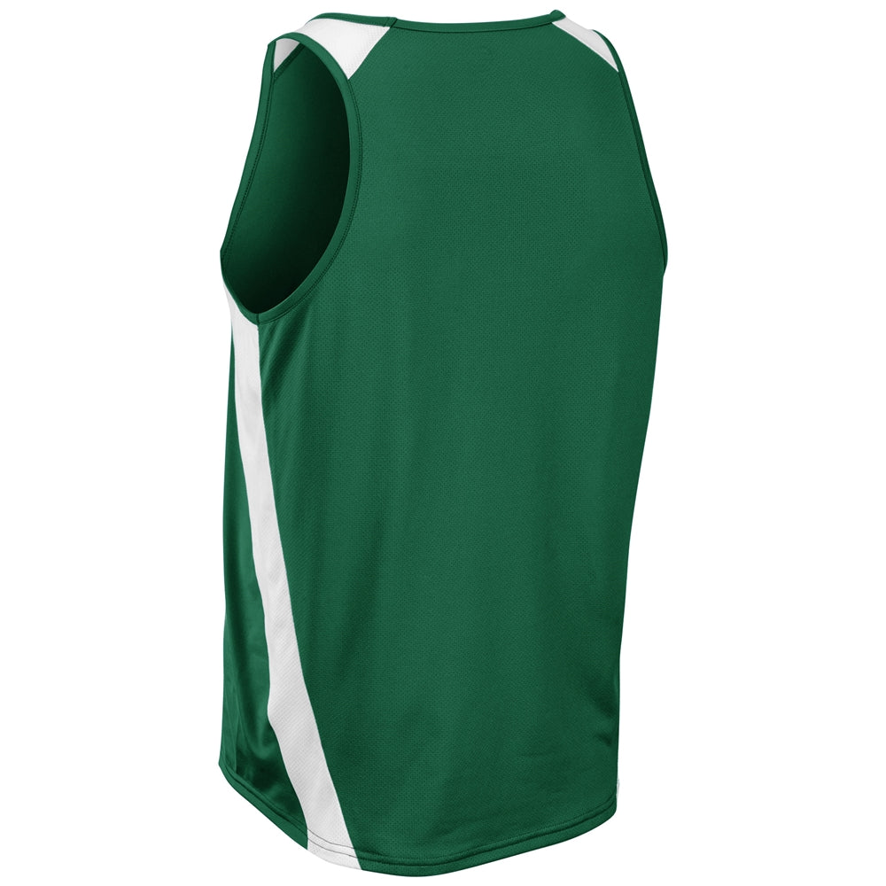 FOREST GREEN,WHITE Speed Singlet