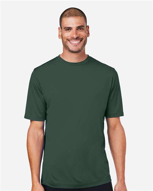 Left View of Forest Unisex Capital Performance T-Shirt - CE10