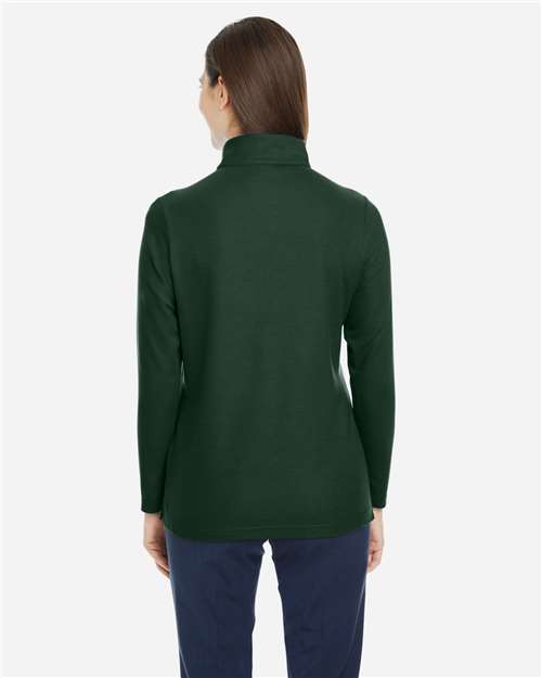 Forest Women's Fusion ChromaSoft™ Pique Quarter-Zip Pullover - CE405W