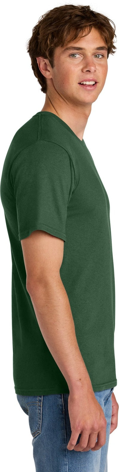 ForestGrn Port & Co Easy Cotton Tee PC43