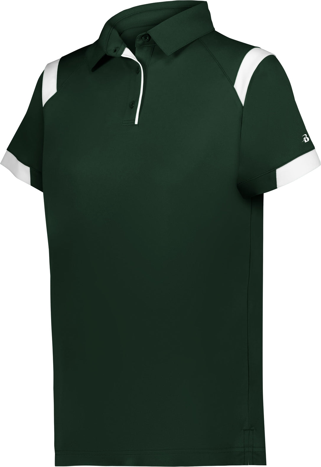 FOREST/WHITE (BA) ON THE RISE LADIES POLO