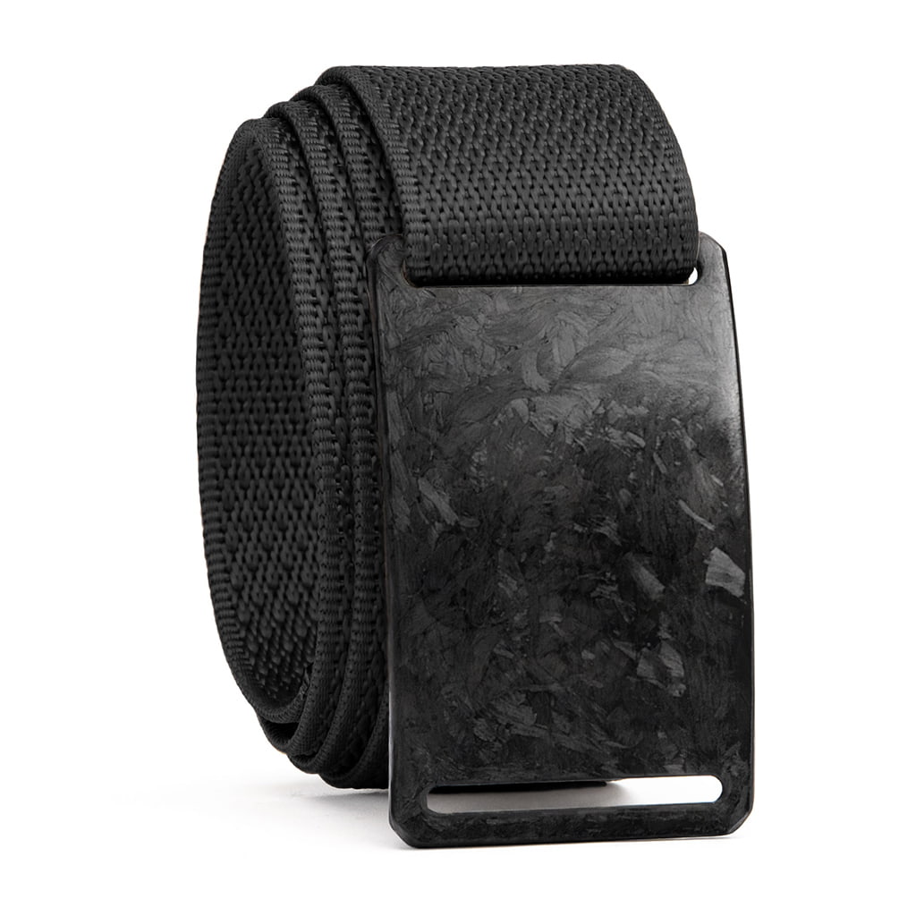 Forged Carbon Fiber Belt - Raven / Sm (28-30)