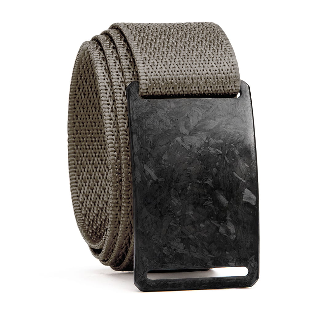 Forged Carbon Fiber Belt - Slate Grey / Sm (28-30)