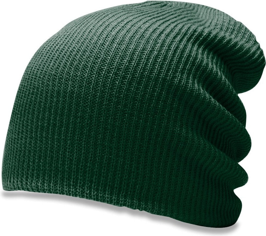 Formosa Green Super Slouch Knit Beanie