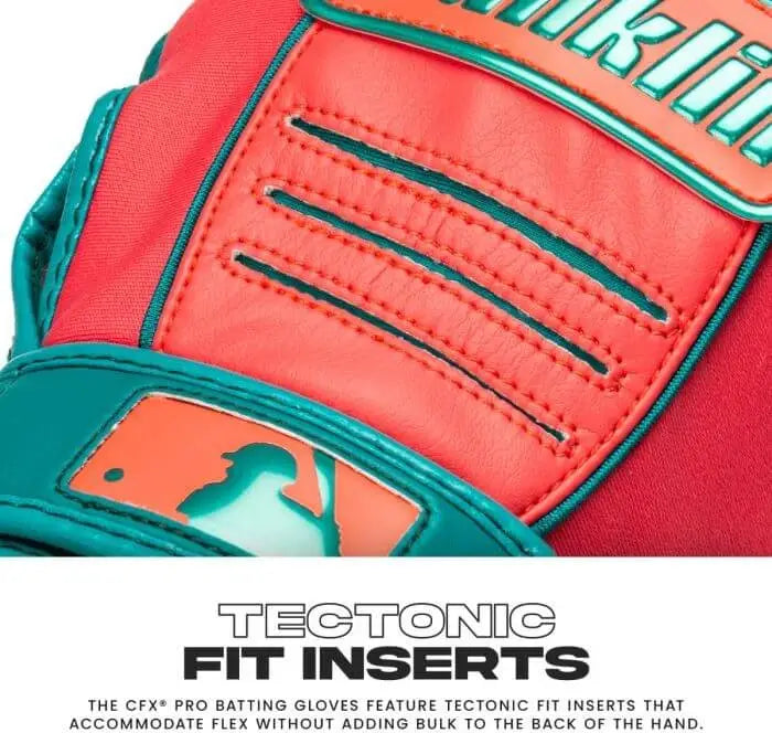 Franklin Adult Cfx Pro Batting Gloves - Teal Coral