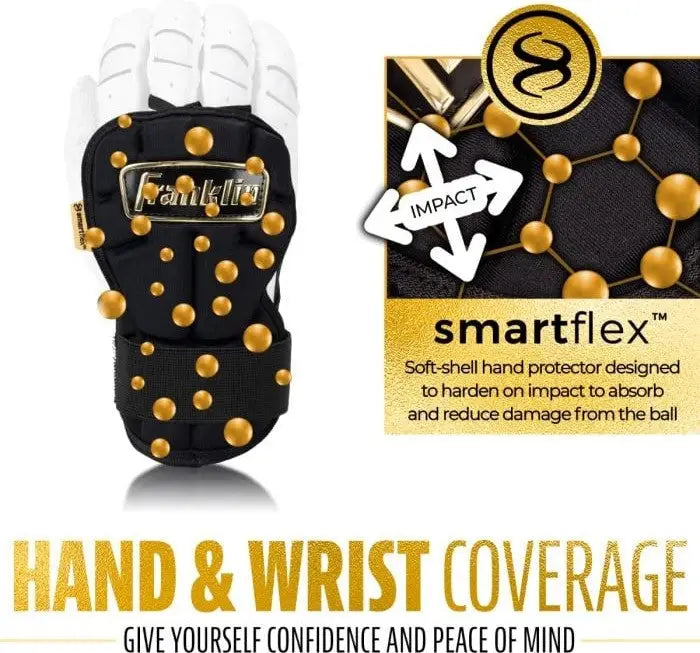 Franklin Adult Prt Protective Hand Guard Lg - Black Gold